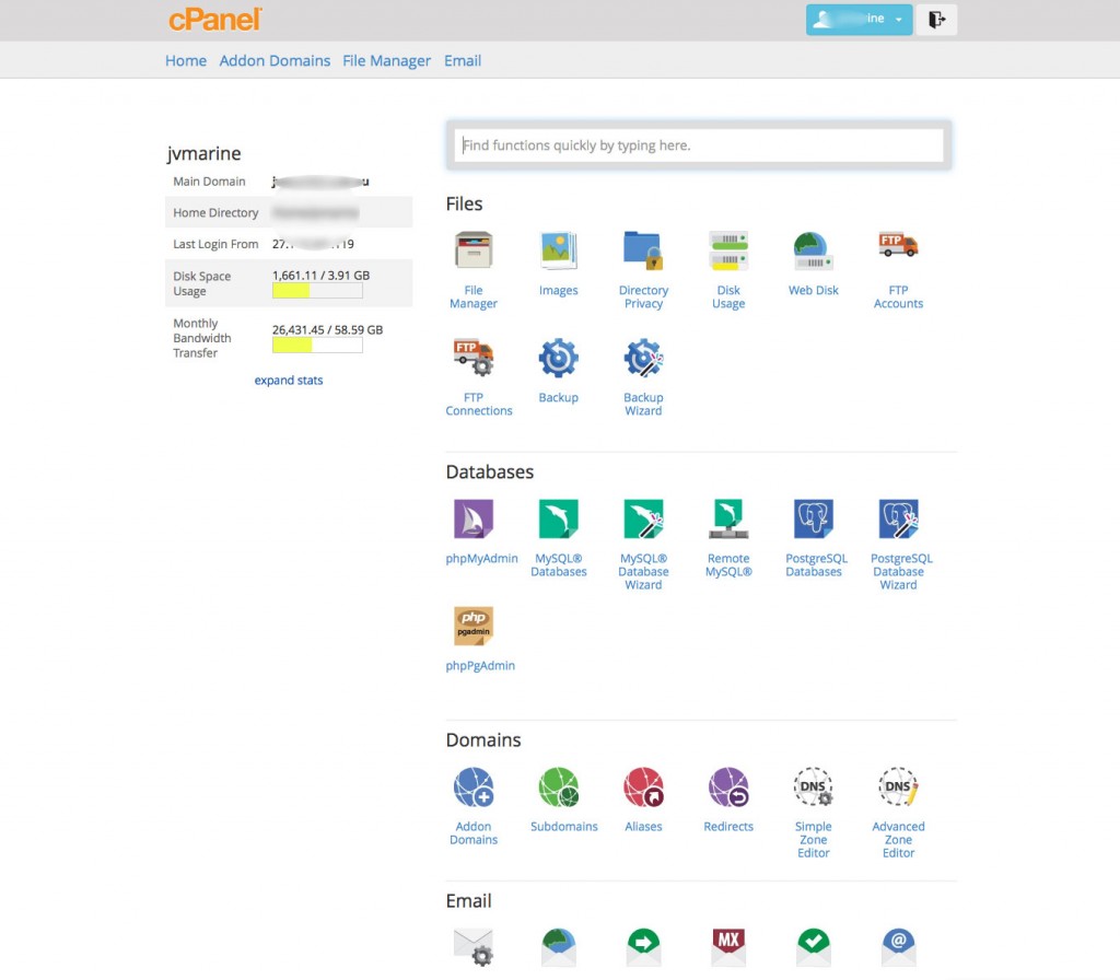 New cPanel Theme Paper Lantern!